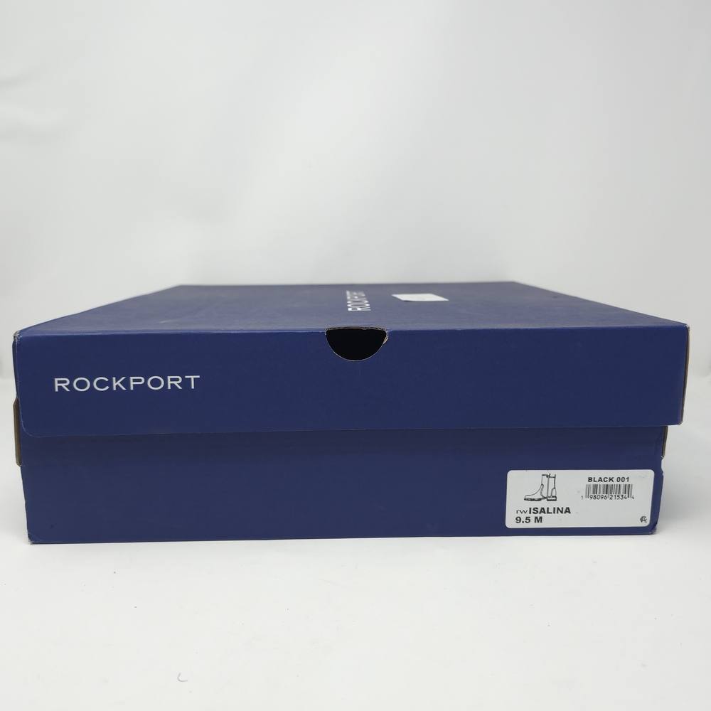Rockport Black Leather Ankle Booties with Side Zip 9.5M - Picture 14 of 14